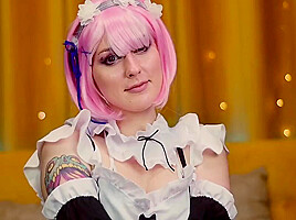 Petite Maid Ram From Re Zero Gets Rough Face Fuck And Anal Until Subaru Cum On Her Ass – Cosplay 0% Pussy With Spooky Boogie