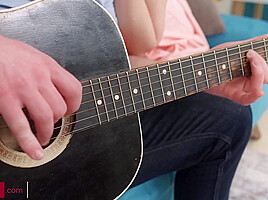 Skinny Girl From Russia Asks Guitarist To Penetrate Ass