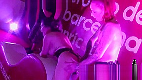 Silvia Ruby y Chiara Diletto BDSM show en el SEB